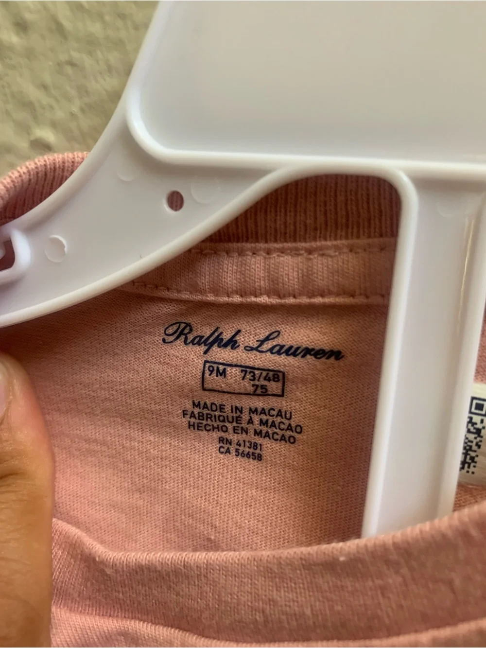 Ralph Lauren Toddler Pink Crewneck Tee